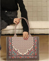 Floral Print Tote Bag