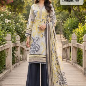Khaddi 3 piece lawn